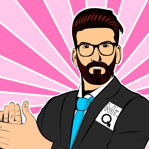 Mr Q Mascot